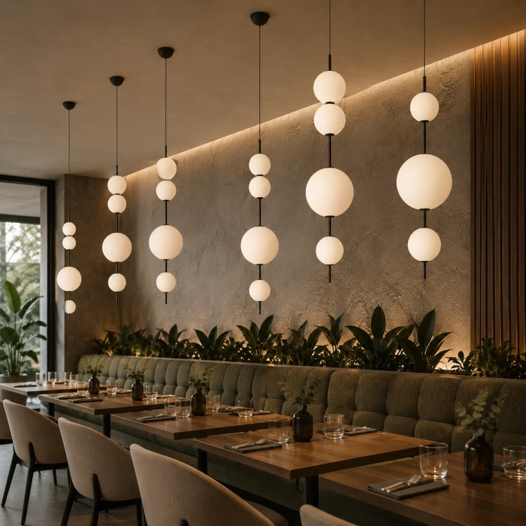lampa-lunoria-wnetrze-restauracji-wiele-lamp