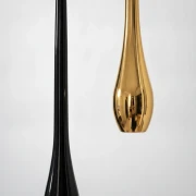 lampa-wiszaca-teardrop-detal-zloto-czarny