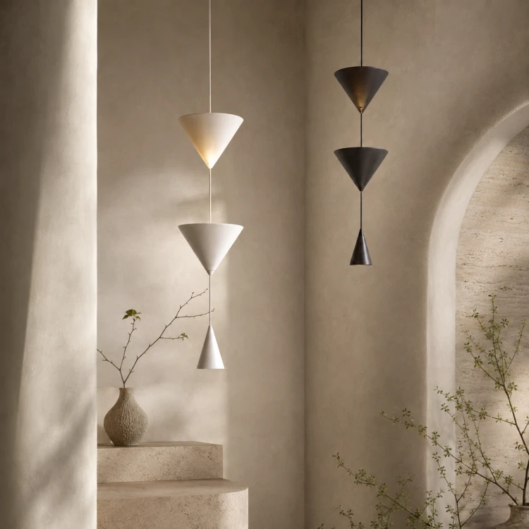 lampa-wiszaca-led-equora-czarna-biala-aranzacja