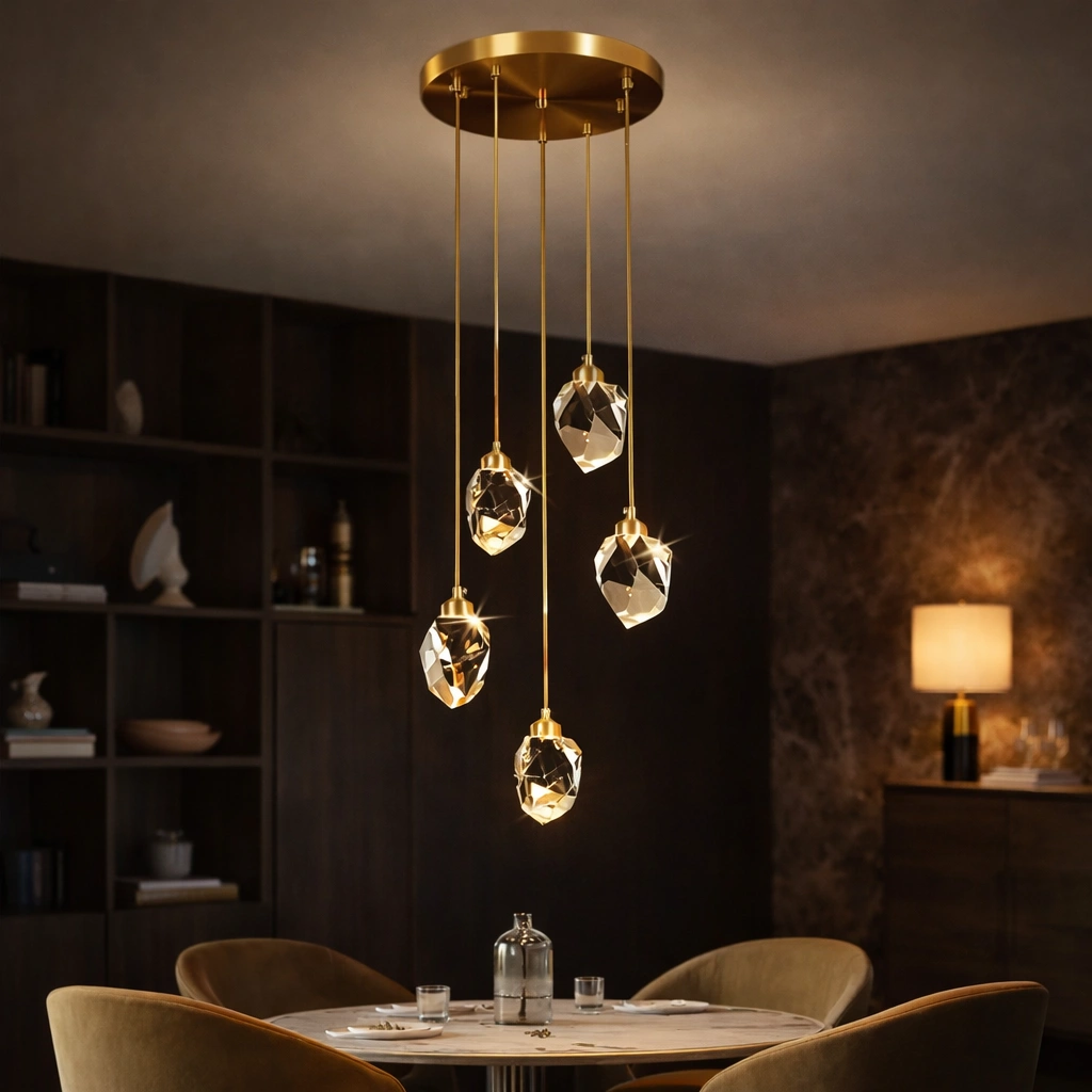 DIAMIRA – elegancka lampa kryształowa LED inspirowana blaskiem diamentu
