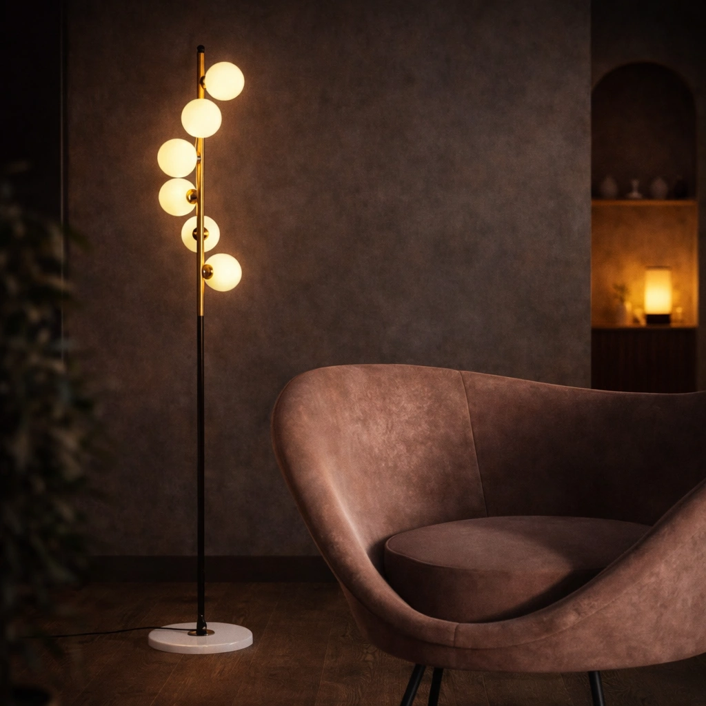 MIRVALIS – Luksusowa lampa podłogowa inspirowana Drogą Mleczną