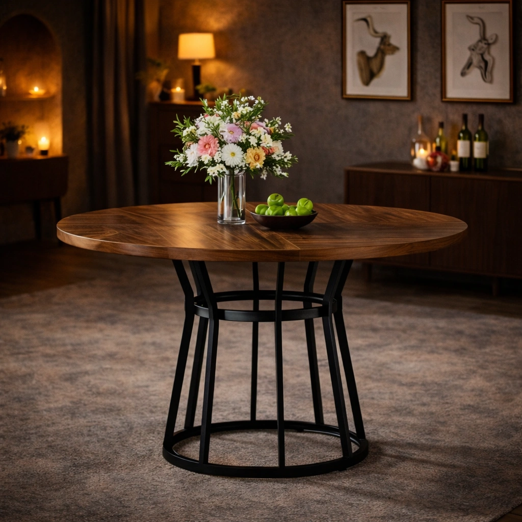 Stolik Kawowy Orrenith – Nowoczesna Elegancja w Industrialnym Stylu