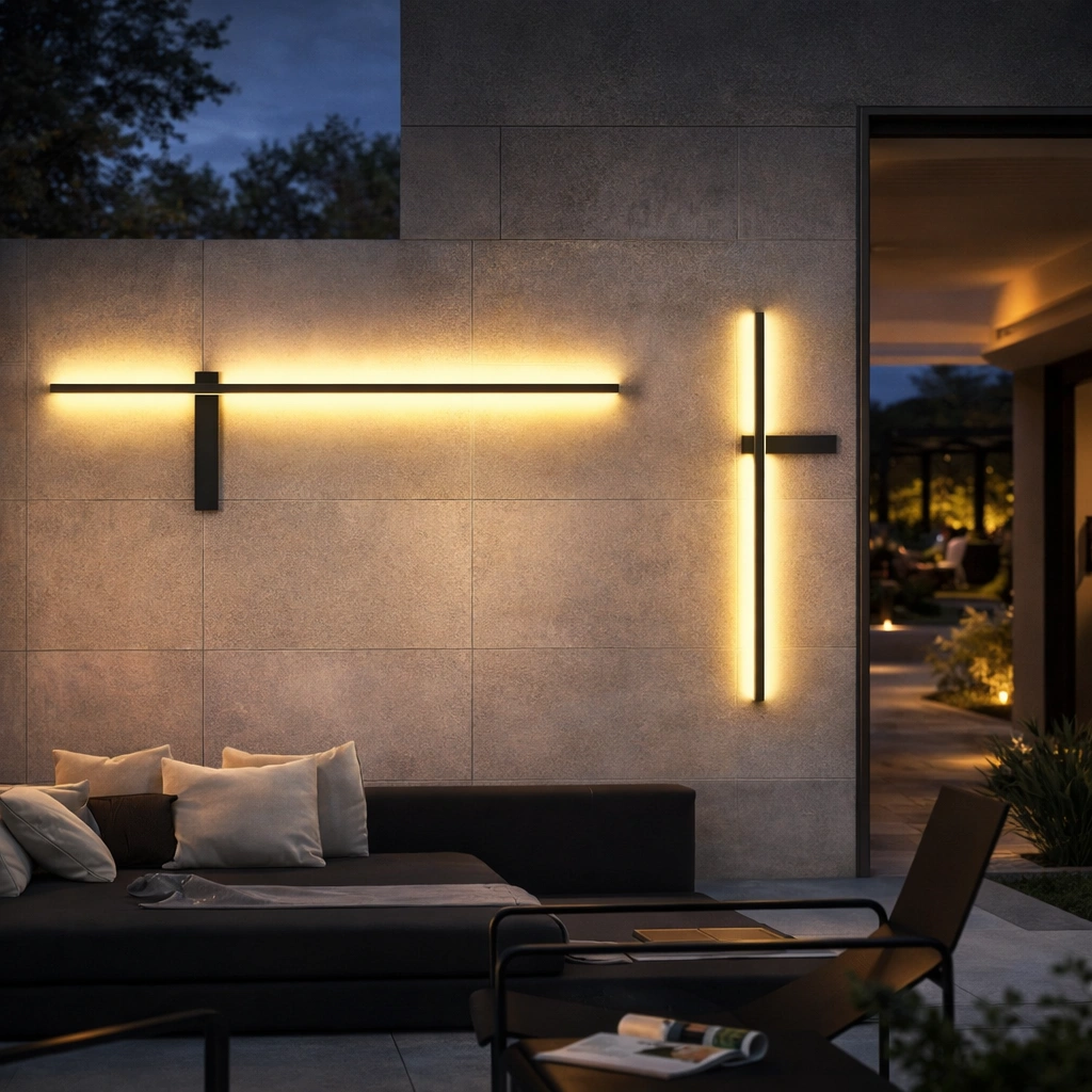 Zewnętrzna lampa elewacyjna led Zenthara