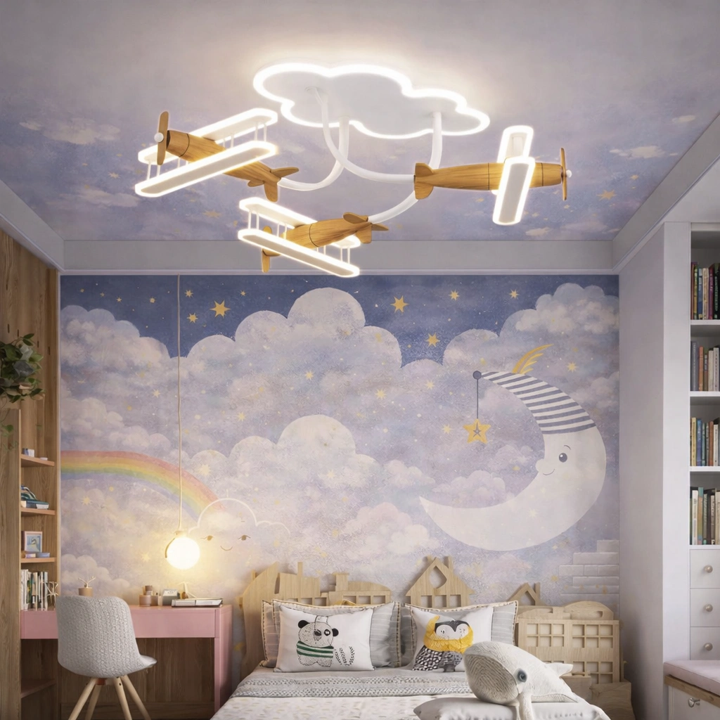 SKYLOO – Magiczna Lampa Samolot LED do Pokoju Dziecka